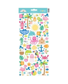Doodlebug Design Inc. Summer Fun Icons Stickers (8926) Doodlebug Design Inc. Summer Fun Icons Stickers (8926)