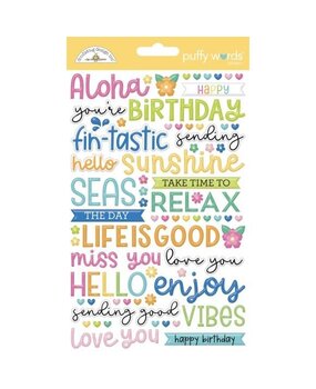 Doodlebug Design Inc. Summer Fun Puffy Words Stickers (8908) Doodlebug Design Inc. Summer Fun Puffy Words Stickers (8908)