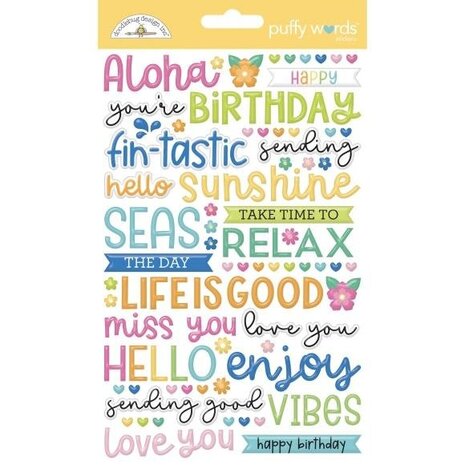 Doodlebug Design Inc. Summer Fun Puffy Words Stickers (8908) Doodlebug Design Inc. Summer Fun Puffy Words Stickers (8908)