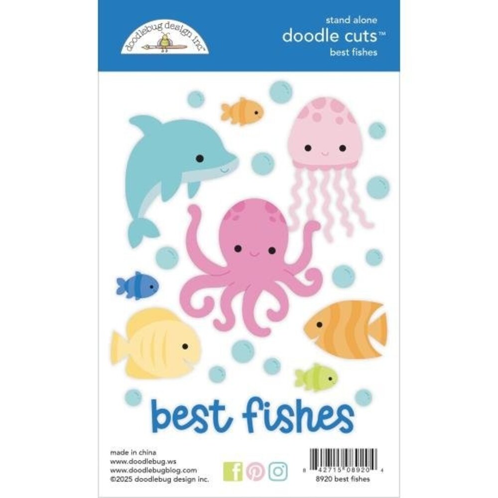 Doodlebug Design Inc. Summer Fun Best Fishes Doodle Cuts (8920) Doodlebug Design Inc. Summer Fun Best Fishes Doodle Cuts (8920)