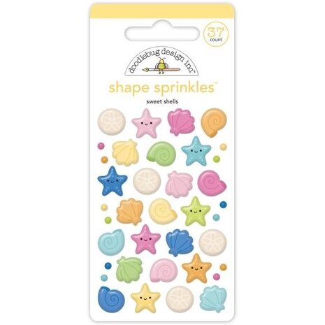 Doodlebug Design Inc. Summer Fun Sweet Shells Shape Sprinkles (8893) Doodlebug Design Inc. Summer Fun Sweet Shells Shape Sprinkles (8893)