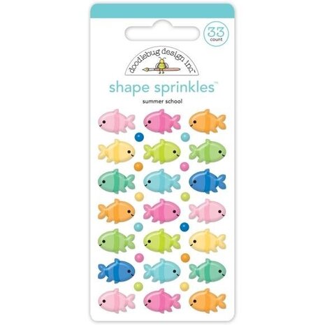 Doodlebug Design Inc. Summer Fun Summer School Shape Sprinkles (8894) Doodlebug Design Inc. Summer Fun Summer School Shape Sprinkles (8894)