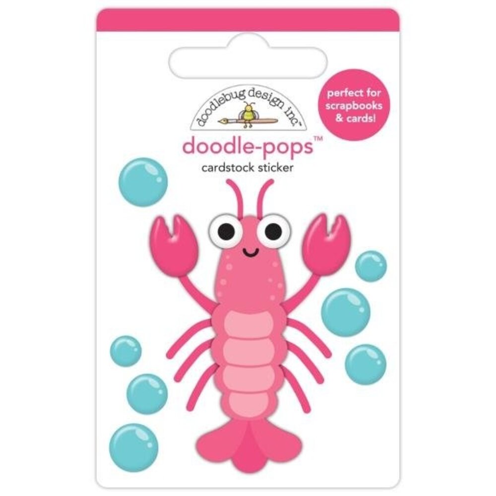 Doodlebug Design Inc. Summer Fun Louie Lobster Doodle-Pops (8898)