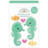 Doodlebug Design Inc. Summer Fun Sam & Sally Seahorse Doodle-Pops (8901)