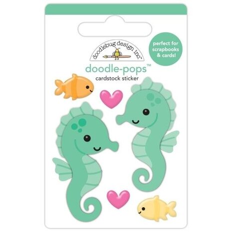 Doodlebug Design Inc. Summer Fun Sam & Sally Seahorse Doodle-Pops (8901) Doodlebug Design Inc. Summer Fun Sam & Sally Seahorse Doodle-Pops (8901)