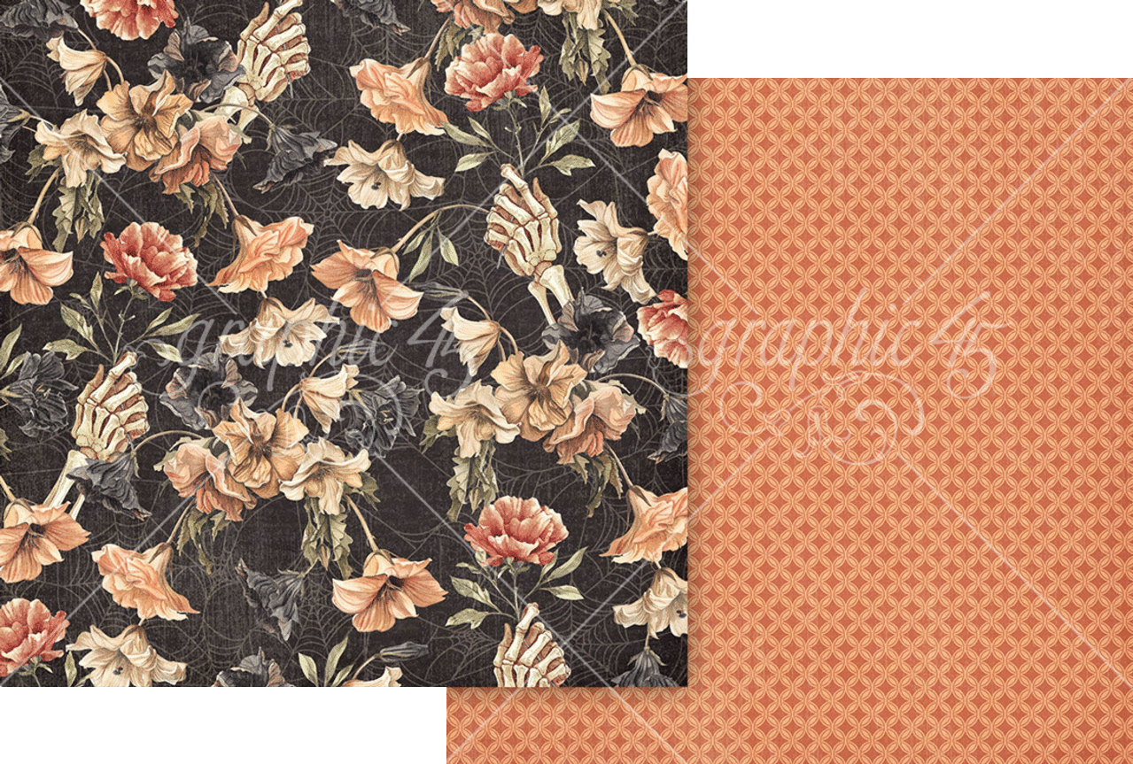 Graphic 45 Ghostly Greetings 12x12 Inch Collection Pack (4503074) Graphic 45 Ghostly Greetings 12x12 Inch Collection Pack (4503074)