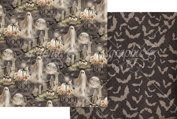 Graphic 45 Ghostly Greetings 12x12 Inch Collection Pack (4503074) Graphic 45 Ghostly Greetings 12x12 Inch Collection Pack (4503074)