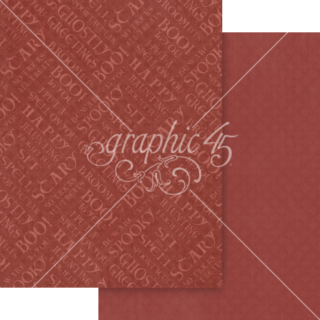 Graphic 45 Ghostly Greetings 8.5x11 Inch Patterns & Solids Paper Pack (4503075) Graphic 45 Ghostly Greetings 8.5x11 Inch Patterns & Solids Paper Pack (4503075)
