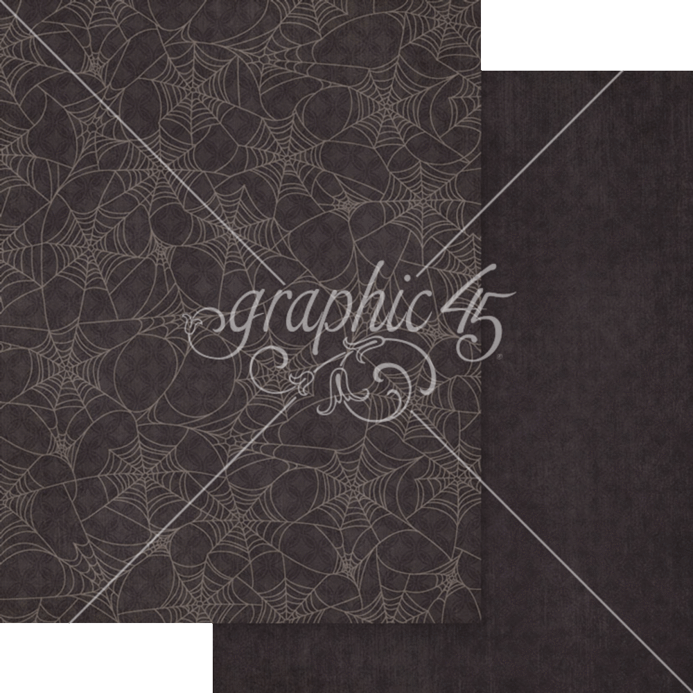 Graphic 45 Ghostly Greetings 8.5x11 Inch Patterns & Solids Paper Pack (4503075) Graphic 45 Ghostly Greetings 8.5x11 Inch Patterns & Solids Paper Pack (4503075)