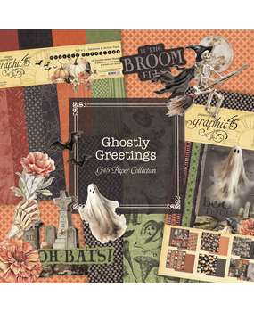 Graphic 45 Ghostly Greetings Complete Collection Package Graphic 45 Ghostly Greetings Complete Collection Package