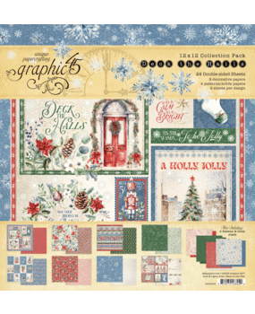 Graphic 45 Deck the Halls 12x12 Inch Collection Pack (4503093) Graphic 45 Deck the Halls 12x12 Inch Collection Pack (4503093)