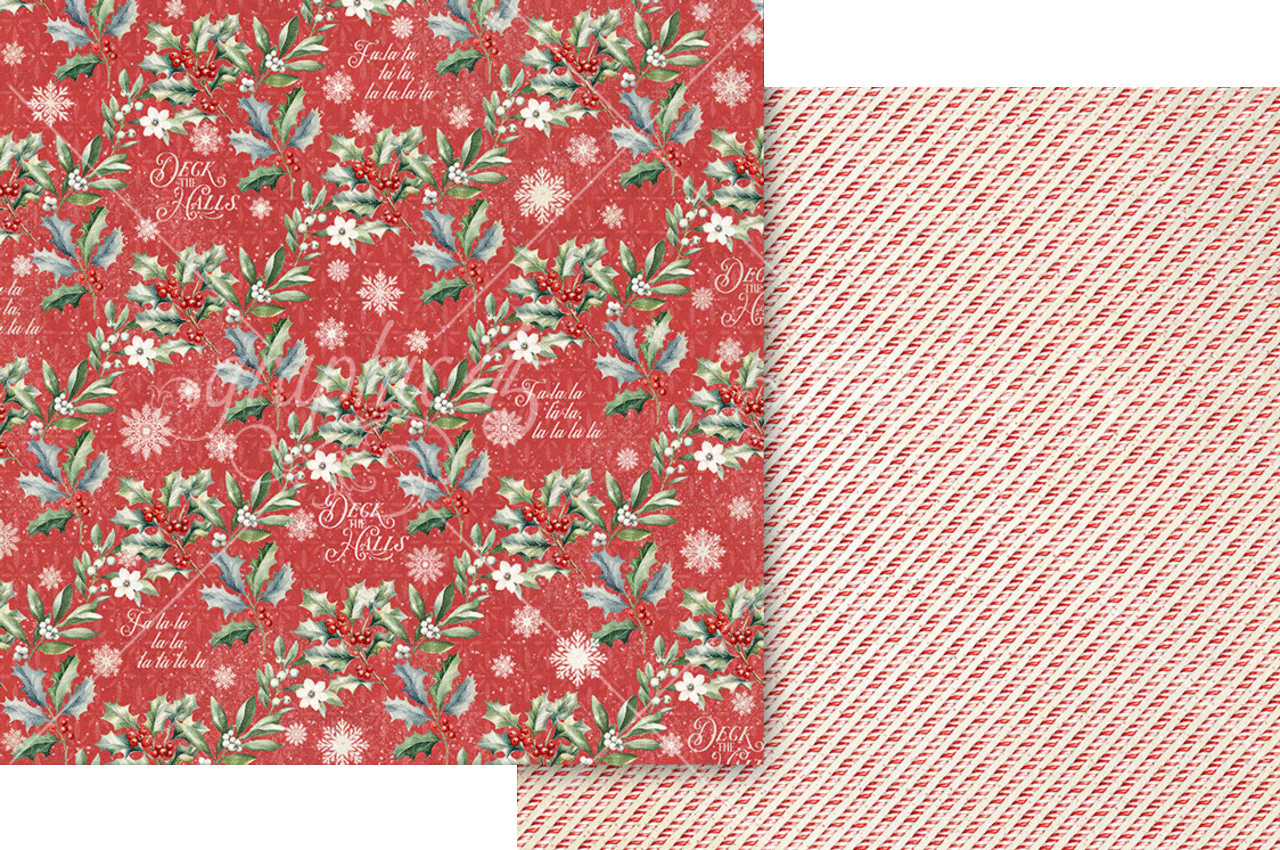 Graphic 45 Deck the Halls 8x8 Inch Collection Pack (4503092) Graphic 45 Deck the Halls 8x8 Inch Collection Pack (4503092)