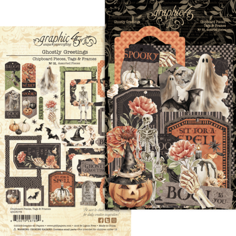 Graphic 45 Ghostly Greetings Complete Collection Package Graphic 45 Ghostly Greetings Complete Collection Package