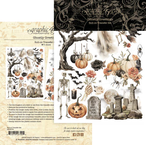 Graphic 45 Ghostly Greetings Complete Collection Package Graphic 45 Ghostly Greetings Complete Collection Package