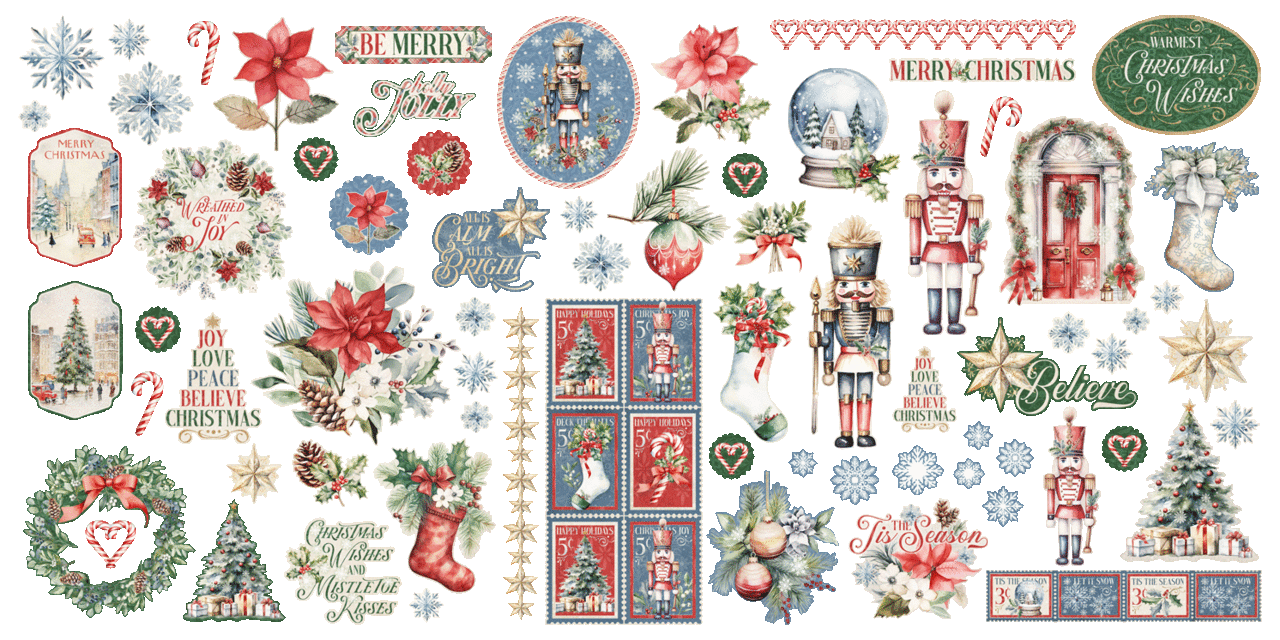Graphic 45 Deck the Halls Ephemera Set (4503096) Graphic 45 Deck the Halls Ephemera Set (4503096)