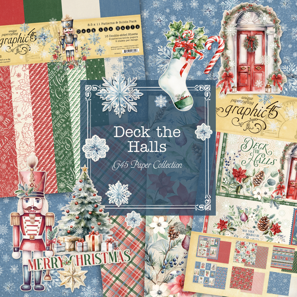 Graphic 45 Deck the Halls Complete Collection Package - Paperpads.nl