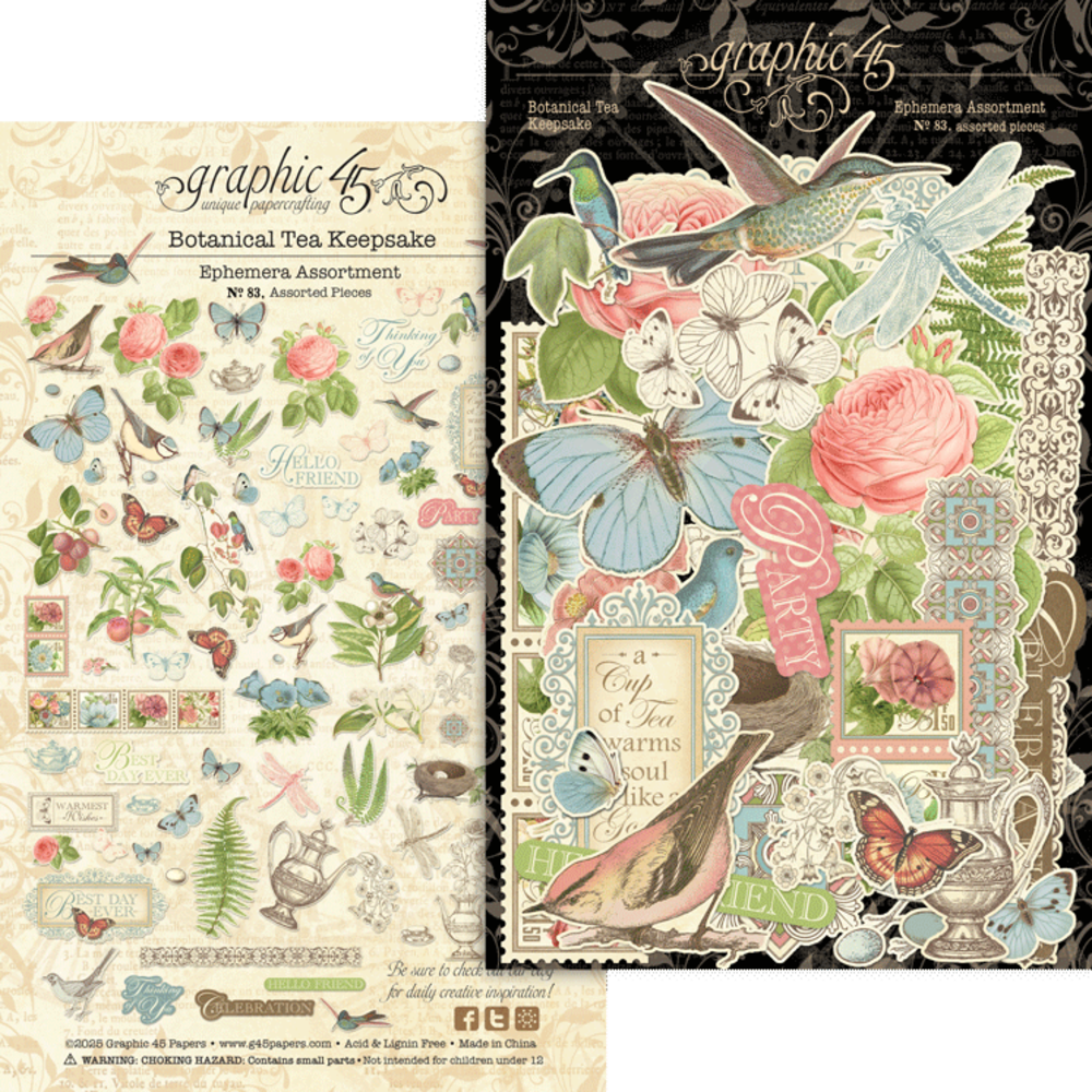 Graphic 45 Botanical Tea 12x12 Inch Keepsake Edition (4503100) Graphic 45 Botanical Tea 12x12 Inch Keepsake Edition (4503100)