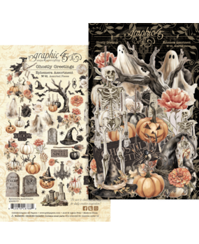 Graphic 45 Ghostly Greetings Ephemera Set (4503077) Graphic 45 Ghostly Greetings Ephemera Set (4503077)