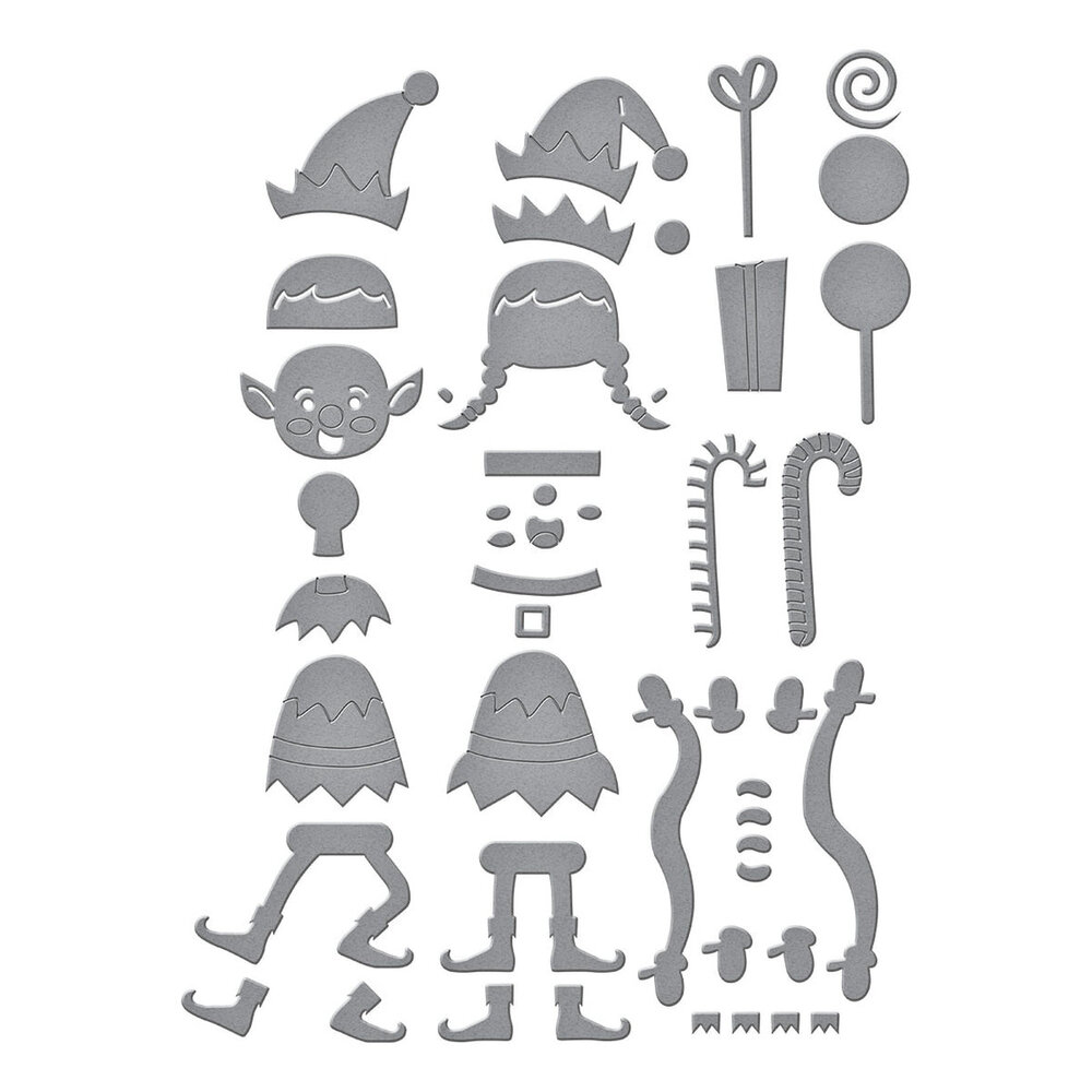 Spellbinders North Pole Friends Santa's Elves Dies (S4-1472) Spellbinders North Pole Friends Santa's Elves Dies (S4-1472)