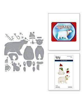 Spellbinders North Pole Friends Polar Bear Pals Dies (S4-1475) Spellbinders North Pole Friends Polar Bear Pals Dies (S4-1475)