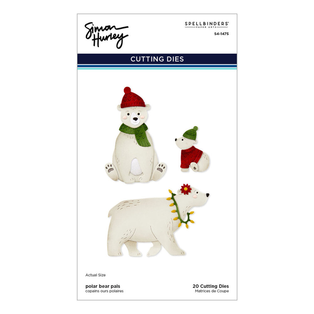 Spellbinders North Pole Friends Polar Bear Pals Dies (S4-1475) Spellbinders North Pole Friends Polar Bear Pals Dies (S4-1475)
