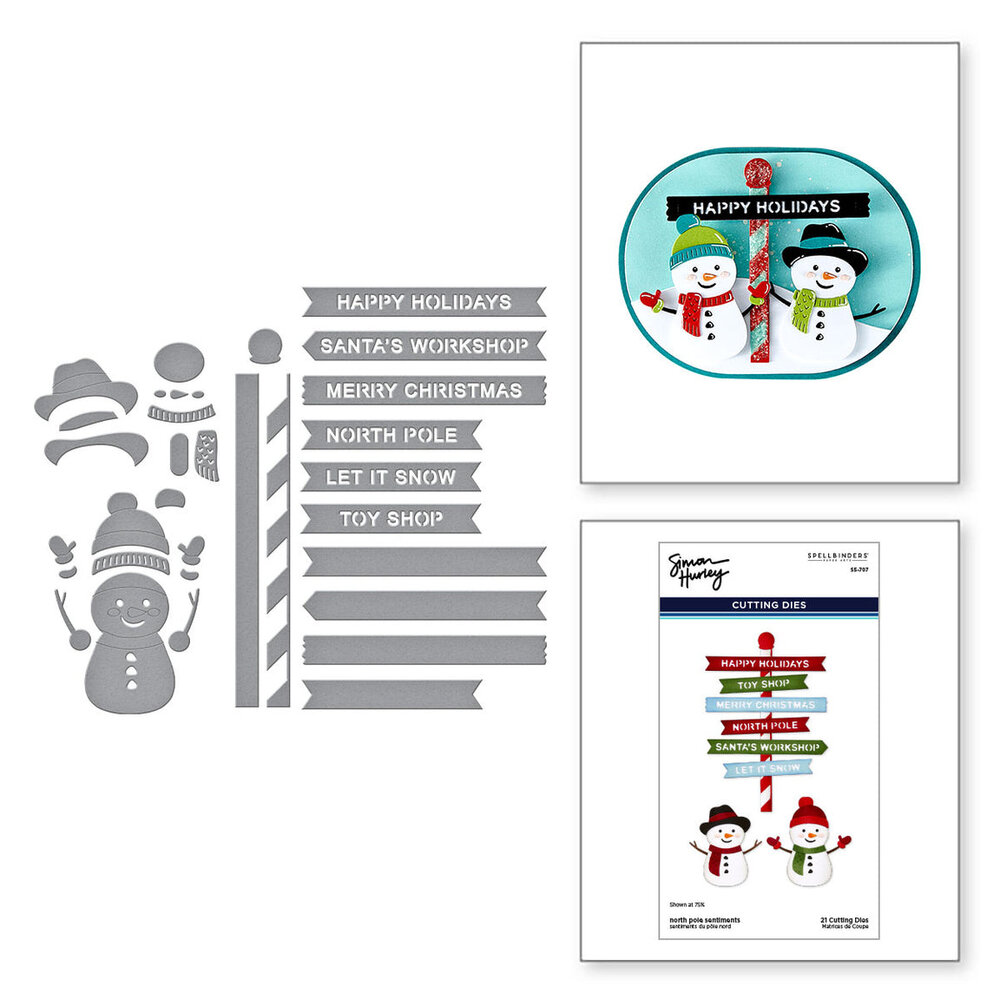 Spellbinders North Pole Friends Die Bundle (BD-0994)