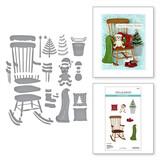 Spellbinders Country Christmas Christmas Rocking Chair Dies (S6-258)