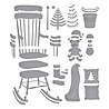 Spellbinders PRE-ORDER Country Christmas Christmas Rocking Chair Dies (S6-258) Spellbinders PRE-ORDER Country Christmas Christmas Rocking Chair Dies (S6-258)