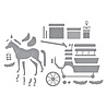 Spellbinders PRE-ORDER Country Christmas Christmas Horse-Drawn Wagon Dies (S5-694) Spellbinders PRE-ORDER Country Christmas Christmas Horse-Drawn Wagon Dies (S5-694)