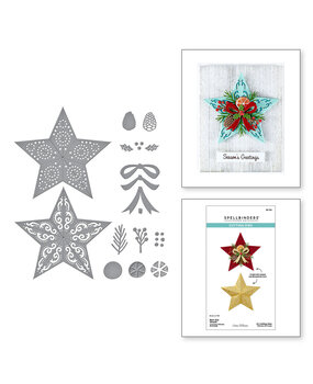 Spellbinders Country Christmas Barn Star Wreath Dies (S5-700) Spellbinders Country Christmas Barn Star Wreath Dies (S5-700)