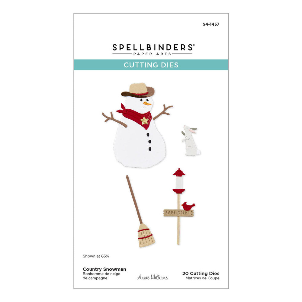 Spellbinders Country Christmas Country Snowman Dies (S4-1457) Spellbinders Country Christmas Country Snowman Dies (S4-1457)