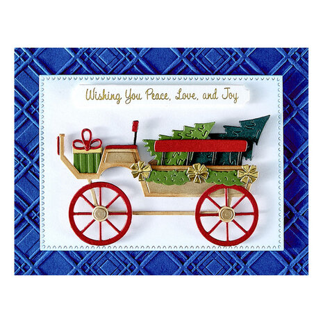 Spellbinders Country Christmas Banner & Sentiments Press Plate & Die (BP-307) Spellbinders Country Christmas Banner & Sentiments Press Plate & Die (BP-307)