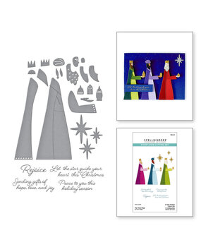 Spellbinders Wonderland The Three Magi Stamp & Die Set (SDS-214) Spellbinders Wonderland The Three Magi Stamp & Die Set (SDS-214)