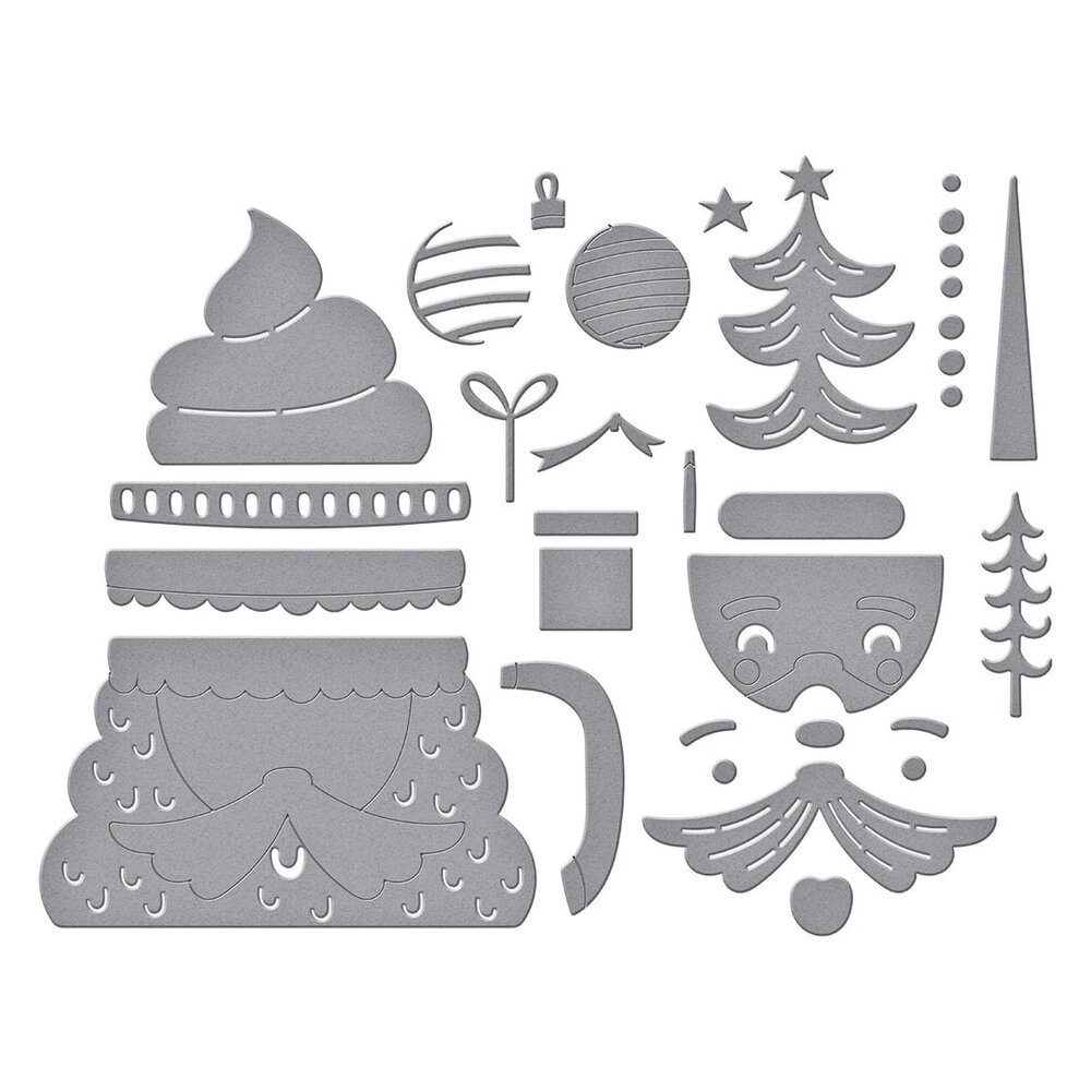 Spellbinders Wonderland Cocoa Wonderland Dies (S5-702) Spellbinders Wonderland Cocoa Wonderland Dies (S5-702)