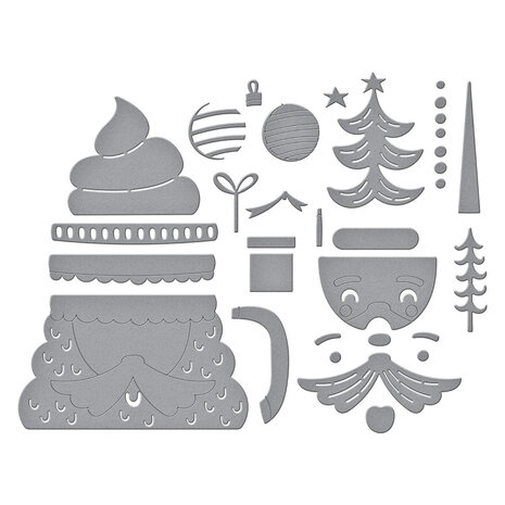 Spellbinders Wonderland Cocoa Wonderland Dies (S5-702) Spellbinders Wonderland Cocoa Wonderland Dies (S5-702)