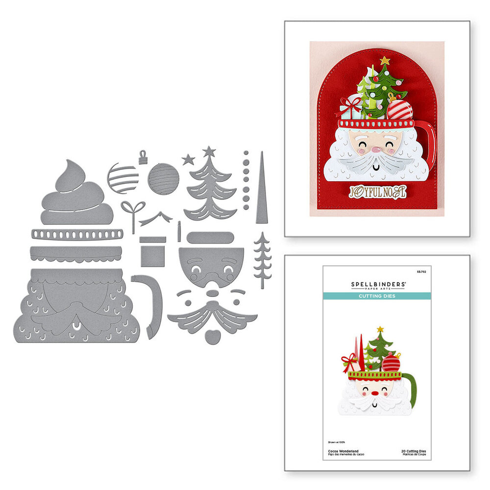 Spellbinders Wonderland Cocoa Wonderland Dies (S5-702) Spellbinders Wonderland Cocoa Wonderland Dies (S5-702)