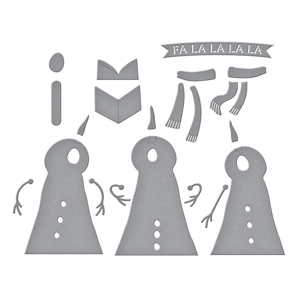 Spellbinders Wonderland The Snow Notes Dies (S4-1461)