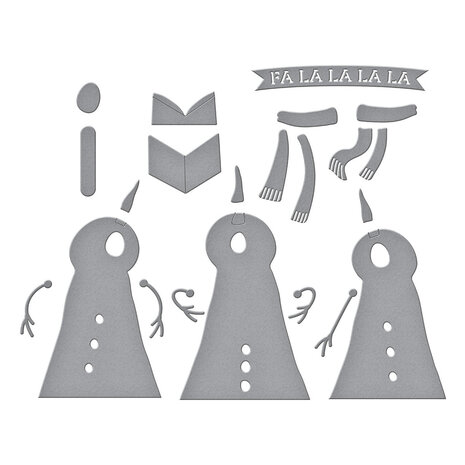 Spellbinders Wonderland The Snow Notes Dies (S4-1461)