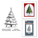 Spellbinders Wonderland Twinkle Bright Tree Registration Press Plates (BPR-033)