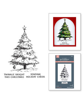 Spellbinders Wonderland Twinkle Bright Tree Registration Press Plates (BPR-033) Spellbinders Wonderland Twinkle Bright Tree Registration Press Plates (BPR-033)