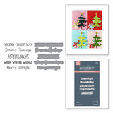 Spellbinders Wonderland Merry Messages Press Plate & Die Set (BP-312)