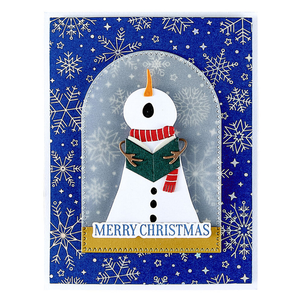 Spellbinders Wonderland Snowfall Shimmer Press Plate (BP-314)