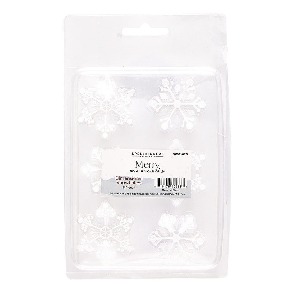 Spellbinders Merry Moments Dimensional Snowflakes (SCSE-020) Spellbinders Merry Moments Dimensional Snowflakes (SCSE-020)