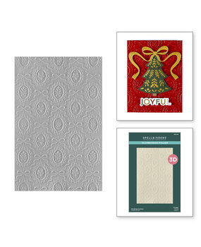 Spellbinders Merry Moments Christmas Cameos 3D Embossing Folder (E3D-148) Spellbinders Merry Moments Christmas Cameos 3D Embossing Folder (E3D-148)