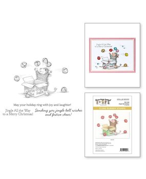 Spellbinders House-Mouse Designs Jingle Bell Wishes Cling Rubber Stamp (RSC-058) Spellbinders House-Mouse Designs Jingle Bell Wishes Cling Rubber Stamp (RSC-058)