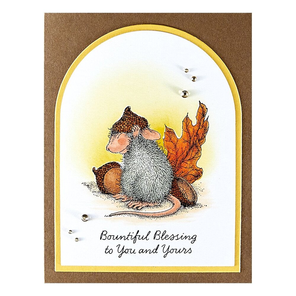 Spellbinders House-Mouse Designs Hats Off to You! Cling Rubber Stamp (RSC-062)