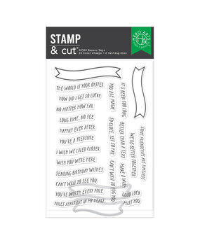 Hero Arts Summer By The Shore Banner Days Clear Stamps & Dies (DC320)