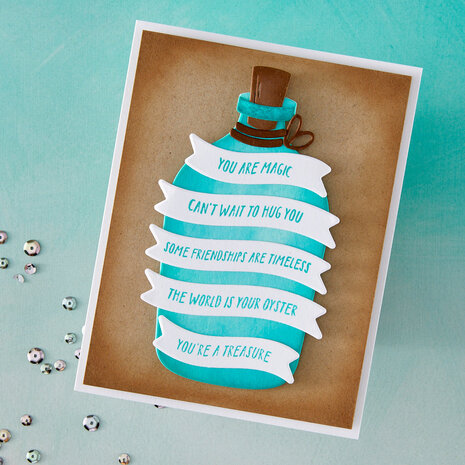 Hero Arts Summer By The Shore Banner Days Clear Stamps & Dies (DC320)