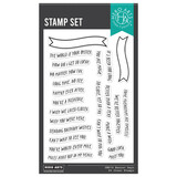 Hero Arts Summer By The Shore Banner Days Clear Stamps (CM810)
