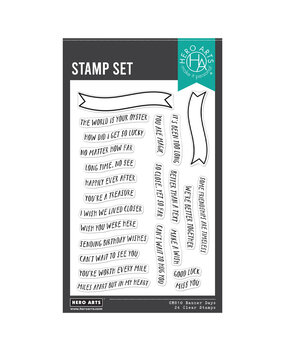 Hero Arts Summer By The Shore Banner Days Clear Stamps (CM810) Hero Arts Summer By The Shore Banner Days Clear Stamps (CM810)